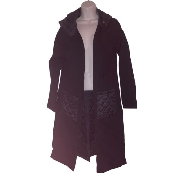 Joseph Ribkoff Black Quilted Open Cover-up Jacket-size 8 - Picture 2 of 15